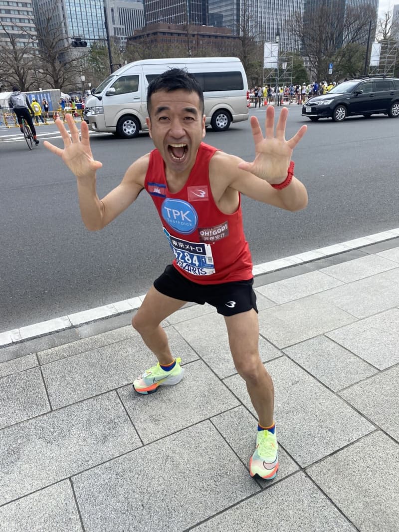 猫ひろし、45歳で自己ベスト更新　東京マラソンで2時間27分2秒「走った距離は裏切らニャイ」