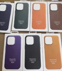 iPhone 14純正レザーケース“春の新色”まもなく発売？