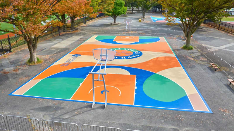ストリートバスケットボールの&quot;聖地&quot; 代々⽊公園バスケットボールコートがリ…
