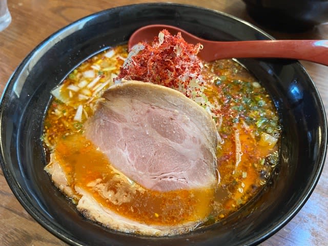 [Koriyama, Kagoshima City] A cup of commitment!``Satsuma Koriyama Menya Mugen'' also has seafood ramen