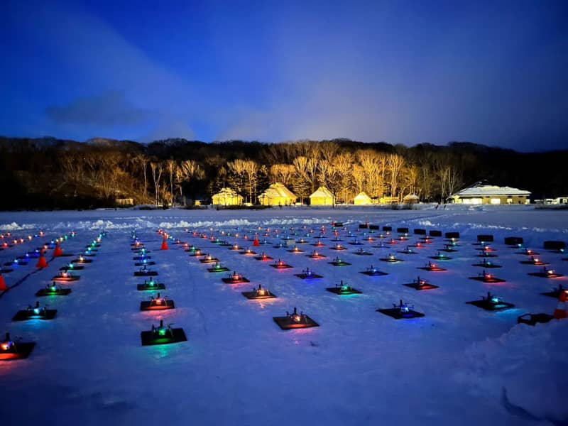 レッドクリフ、北海道で日本初となる氷結湖上ドローンショー実施。ダイジェスト映像公開！