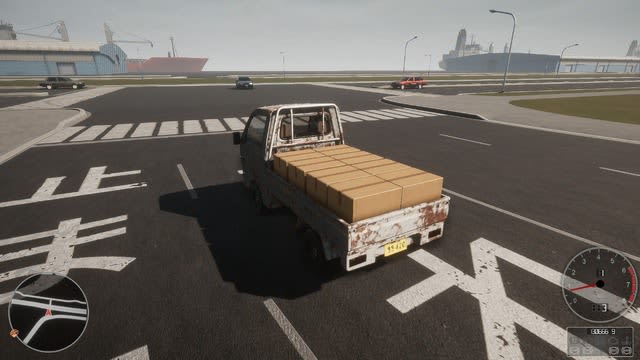 An open-world driving game set in Japan "Apex Point" A car that starts with a run-down light truck...