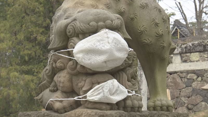 コロナを一刀両断！〝脱マスク〟に向けて「除マスク式」行う…松江神社