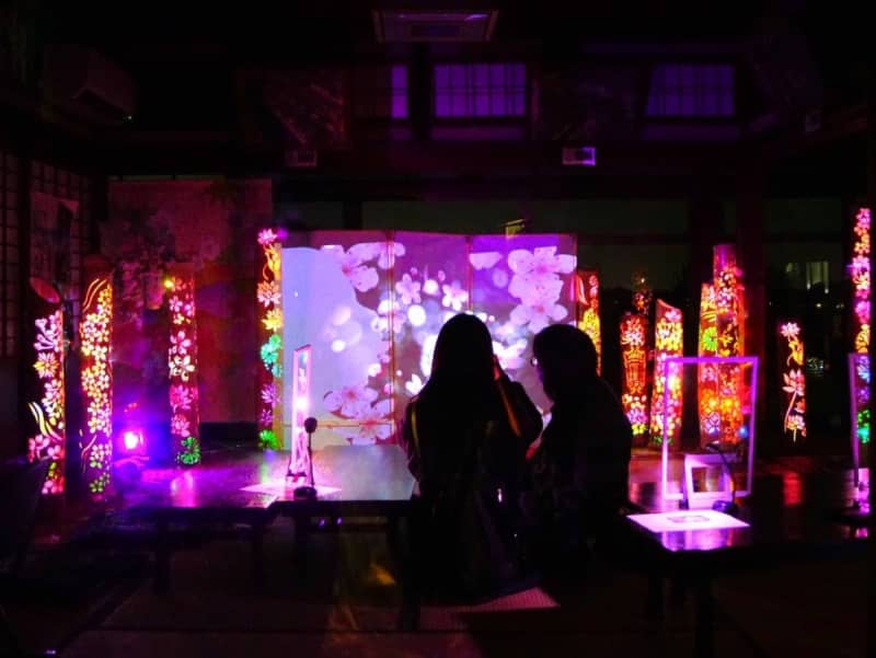 [Asuka Village] Projection mapping "Phantom Cherry Blossom Night" will be held at Kawara Temple!