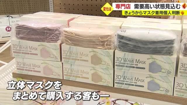 [New Corona] Wearing a mask is a personal decision What is the impact on mask specialty stores?Kagoshima City