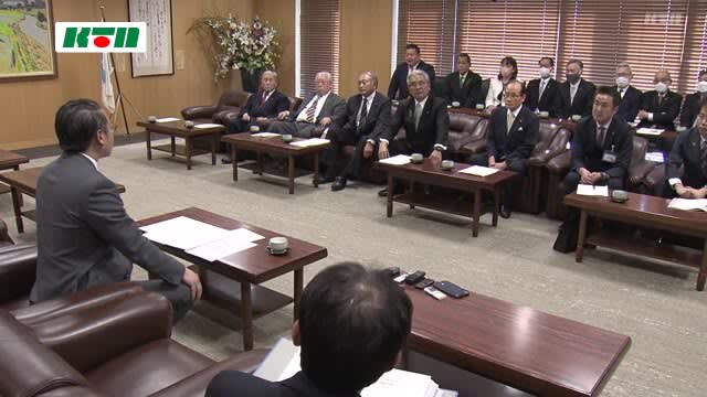 佐世保市長が長崎県知事に石木ダムの工事促進を要望