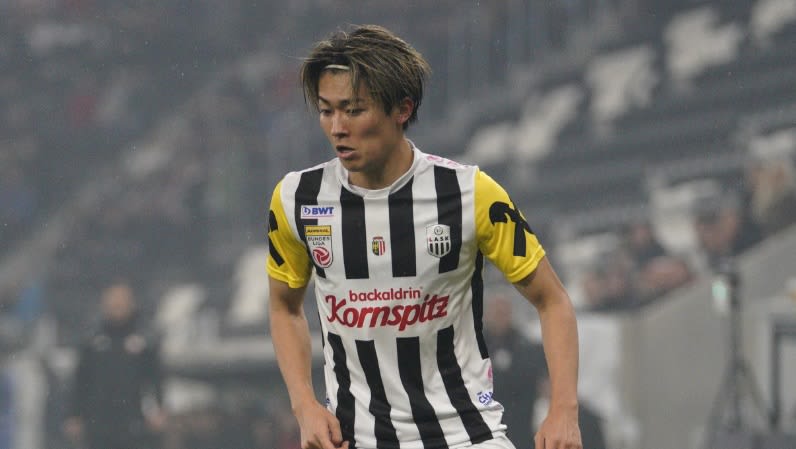 日本代表初招集！22歳中村敬斗、オーストリアリーグで1位のスタッツが判明！