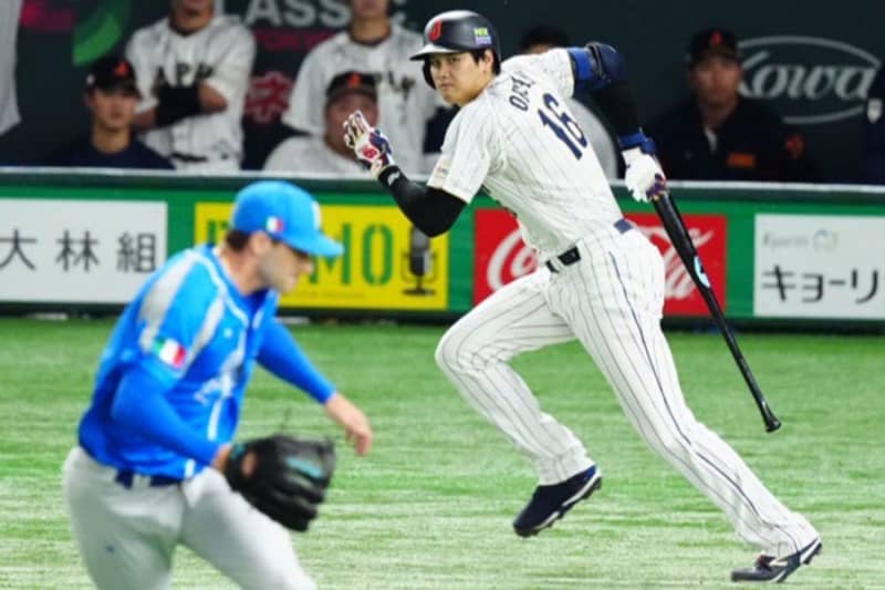 Shohei Otani's "surprise attack" that called in the first goal surprised fans.