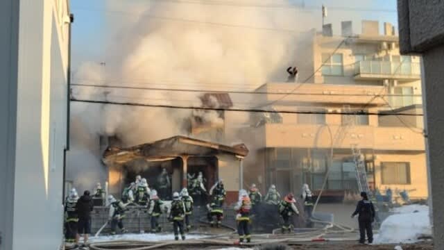 ⚡｜【速報】札幌市東区北28条東14丁目の住宅が全焼