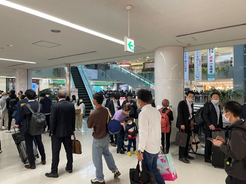 [Breaking news] Trouble with check-in procedures at Miyazaki Airport