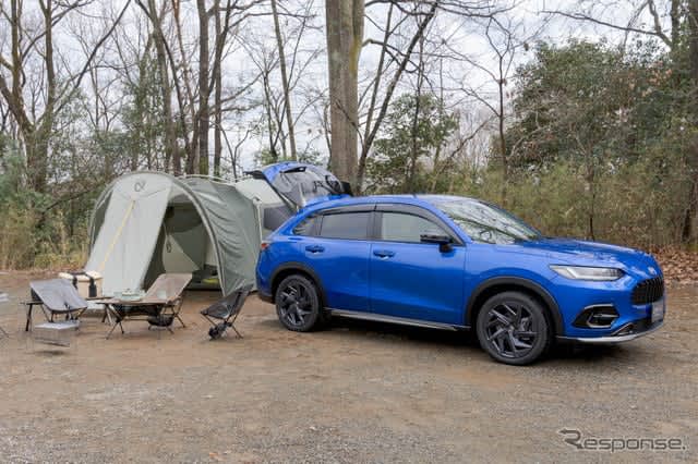 The charm of ZR-V is not only running!It is an all-round SUV that is easy to use for both auto camping and sleeping in the car.