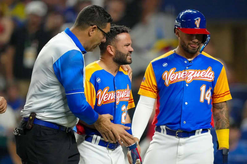 2017 MVP Altuve breaks the start of the season with a broken right thumb.