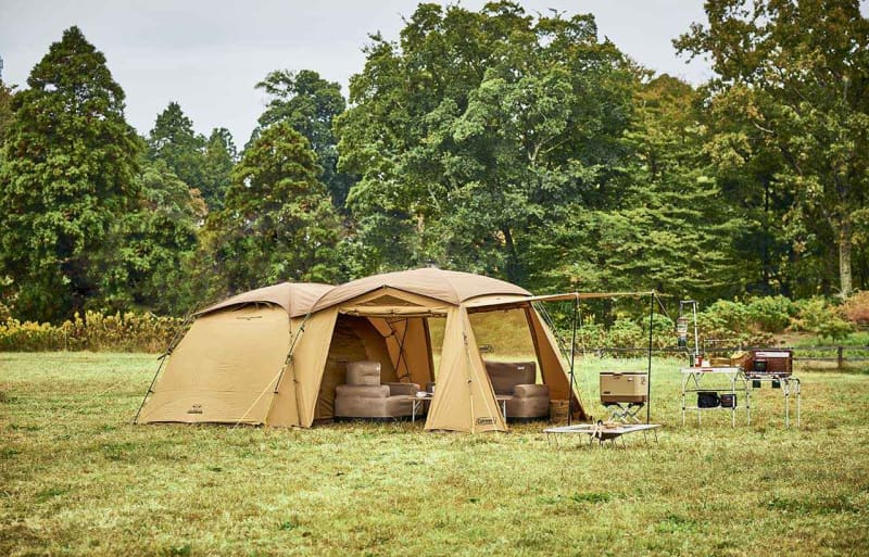 ファミリーキャンプが楽しめる！リビングスペースとインナーテントを備えた2ルームテント