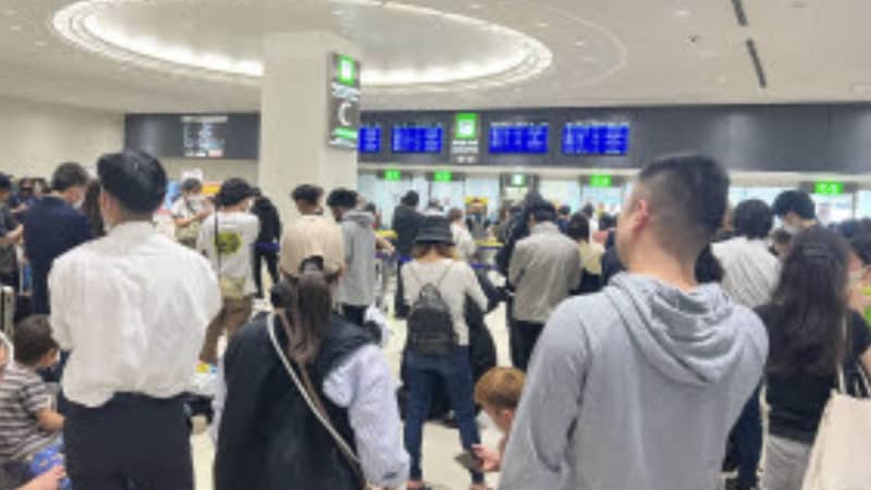 ⚡｜【速報】那覇空港の国内線 制限区域内でカッター見つかり出発便に遅れ 再開見通し立たたず