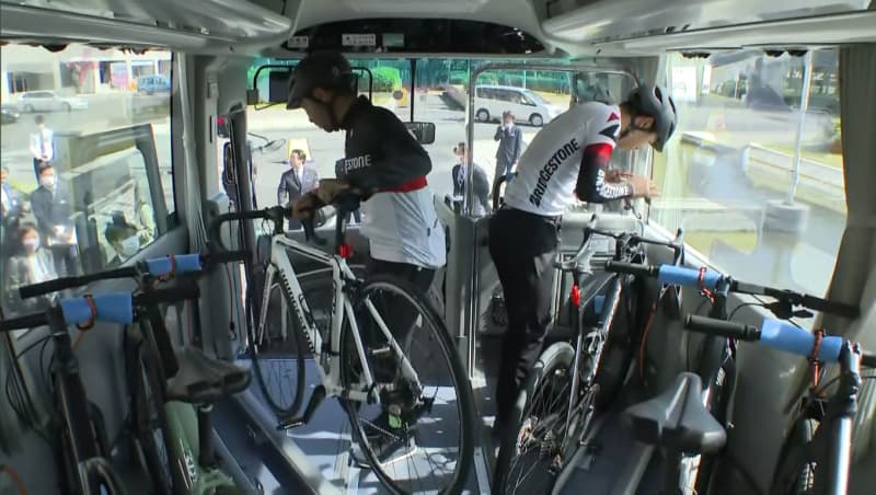 そのまま１８台乗せられる“サイクリング特化バス”団体観光客向けに九州で４月から