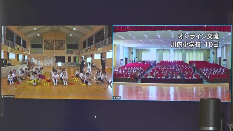 川内小学校の子どもたちが友好都市の中国・常熟市とオンラインで交流　鹿児島県