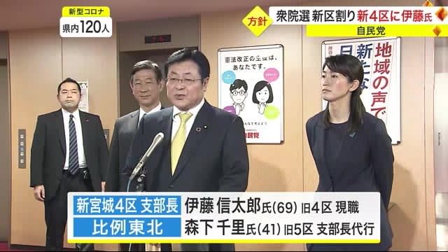 New district allocation for the House of Representatives election Shintaro Ito in the LDP New Miyagi XNUMXth district <Miyagi>