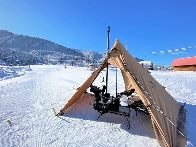 Enjoy both skiing and camping! ?Winter ski camp was the best
