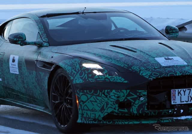 Aston Martin "DB11" successor model!? What is the identity of the mysterious prototype with a different design?