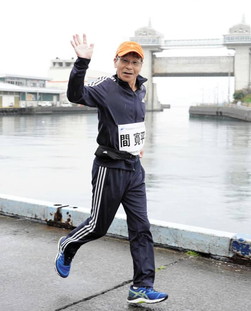 間寛平発起人の「寛平アメマナイトマラソン」実施　マラソンは「人生と一緒やな」