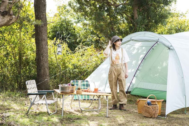 ⚡ ｜ Columbia and YURIE's 5th CAMP collection ☆ Camping fee with water and oil repellency ...