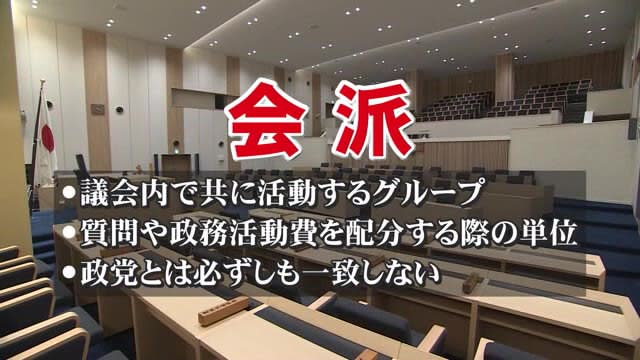 富山県議選が今月31日告示…県議会“豆知識”…『会派とは』