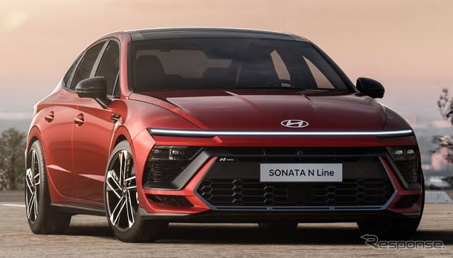 Hyundai 'Sonata' improved model, 'N line' is a sporty specification ... Set in Korea