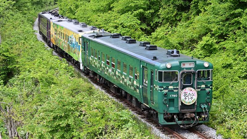 This year's "Hanatabi Soya" is a 4-car train Let's enjoy the great nature from Asahikawa to Wakkanai