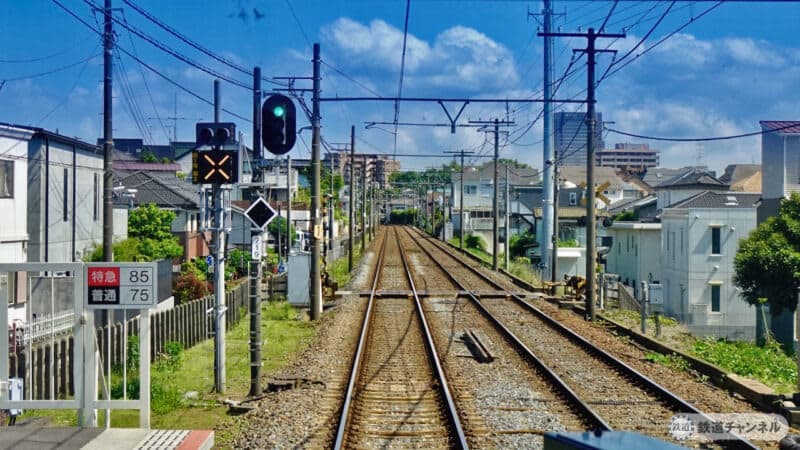 Front view From Nishinoborito Station to Shin-Chiba Station [Ekibura 05] Keisei Chiba Line 218