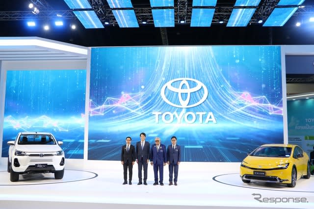 Toyota unveiled the Hilux BEV specification, the new Prius, and the Thai specification of the JPN taxi…Bangkok Motor…