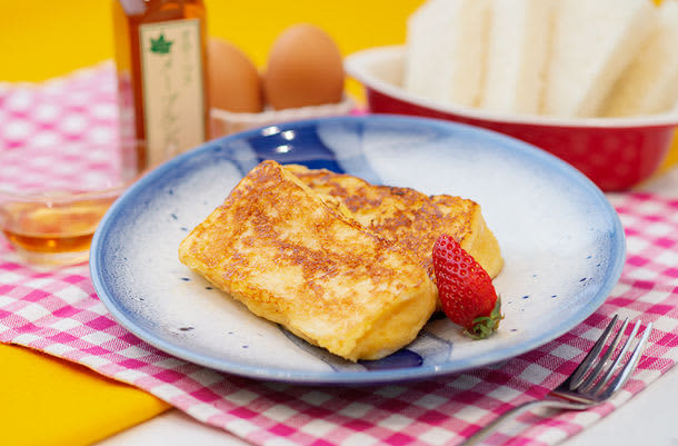 A special recipe using the special products of Bihoro is now available! ~French toast with maple syrup that won't fail~