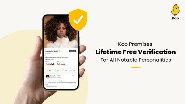 Koo Promises Lifetime Free Verification for all…