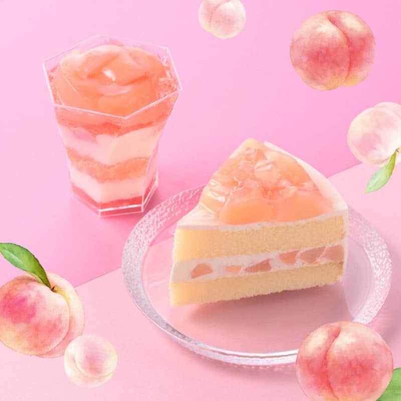 ご褒美キタ！コージーコーナーの名作「白桃スイーツ」4月限定だよ。