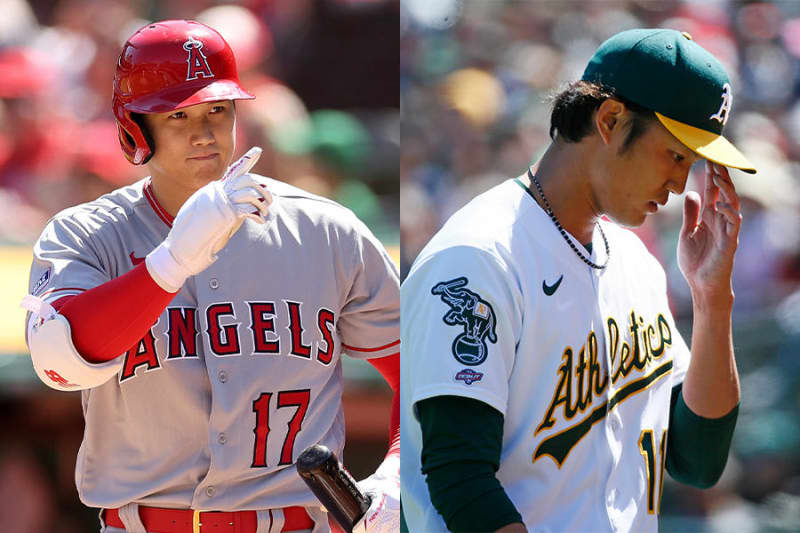 『大谷翔平 vs 藤浪晋太郎』大谷が2安打2打点の活躍！メジャーデビューの藤浪は5安打3四球8…