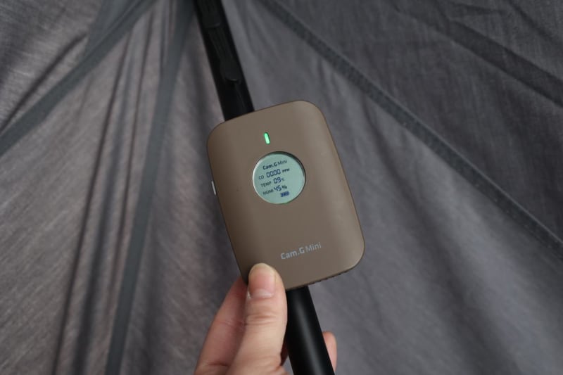 Do you have a carbon monoxide checker for camping? "Cam.G Mini" for outdoor scenes and daily life