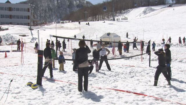 ウインタースポーツフェスティバル　サッポロテイネ　オリンピアゾーンで　雪山に響く子供たちの歓声