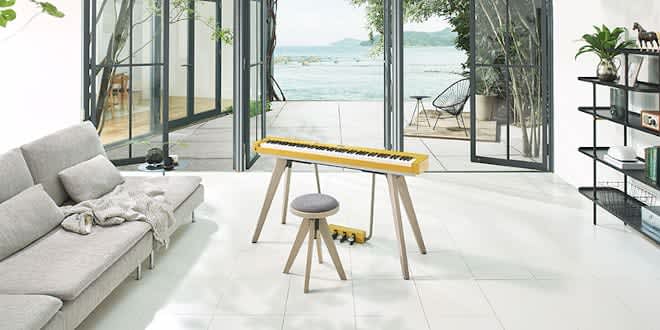 Casio releases a modern piano chair exclusively for "Privia" that combines sophisticated design and functionality