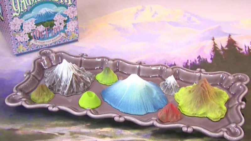 食べるジオラマ!?富士山など日本の名山が可愛い“山菓子”になった