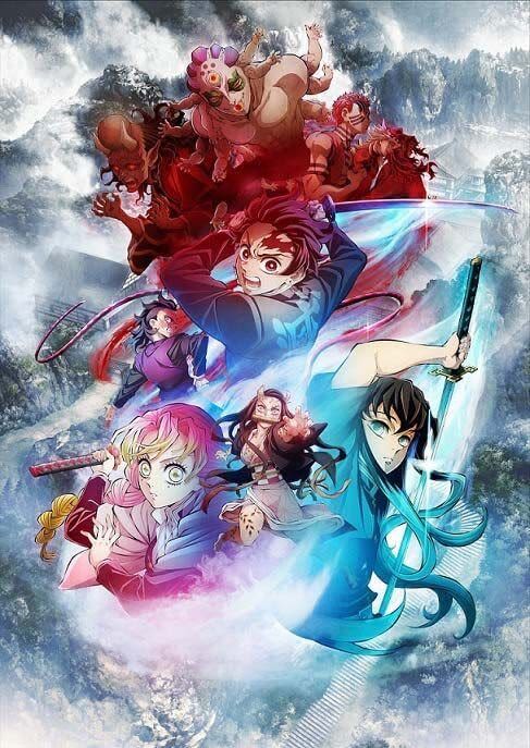 This is the illustration drawn by the official Twitter of "Kimetsu no Yaiba" season 3. 14 characters are "masterpiece" and anti...