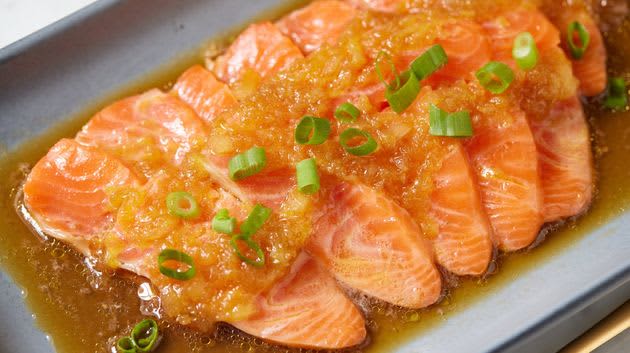 [Chef's taste! ] Discover the recipe for the perfect sauce for salmon!Only 4 Ingredients Needed