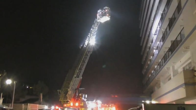 温泉街のホテルで火事　けが人なし　福岡