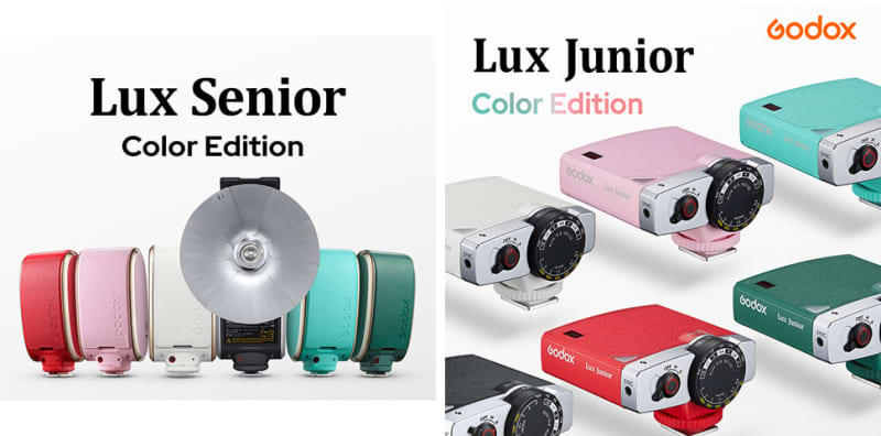 This is emo!Introducing a new color in the popular "GODOX Lux series" with a retro and stylish design