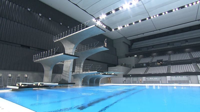 Tokyo Olympics pool open for free High transparency "swimming mecca"