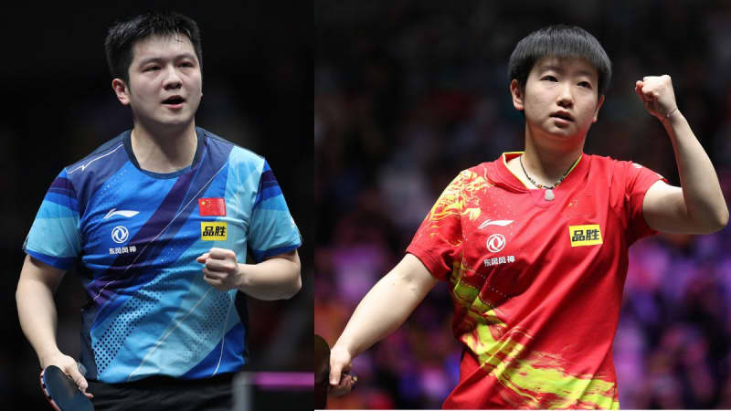 Fan Zhendong and Sun Yingsha fight each other and win the V international tournament for the second time in a row <table tennis, WTT Champions Shingo 2>