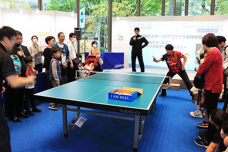 The 31st General Assembly of the Japan Medical Association 2023 Tokyo Expo A professional table tennis player appears in Marunouchi!Marunouchi Building Markyu…