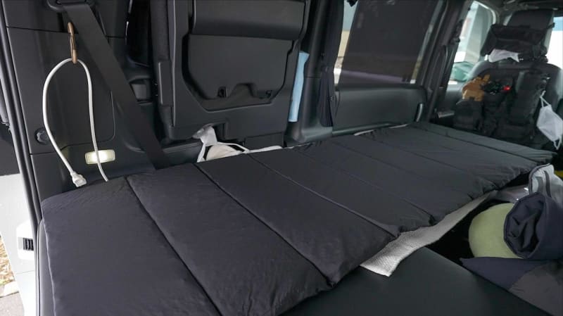 Workman's new mattress "Air Dimension Mattress" is perfect for sleeping in the car and camping!
