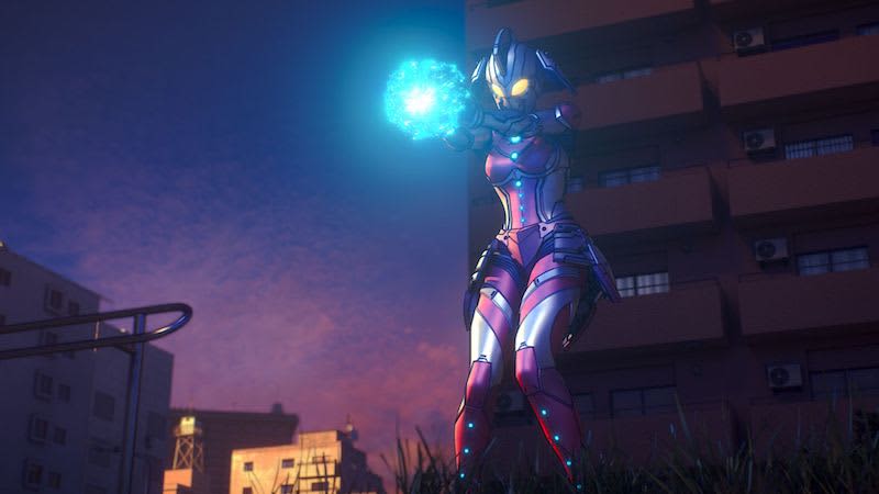 The action "challenged with 200%" Netflix animation "ULTRAMAN" final chapter "Ma…