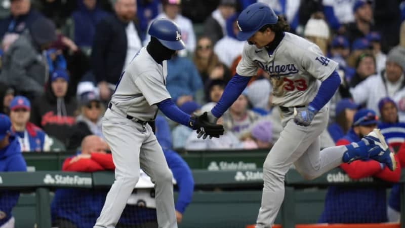 Dodgers win with Outman's success Cubs and Suzuki have XNUMX hits in XNUMX at bats