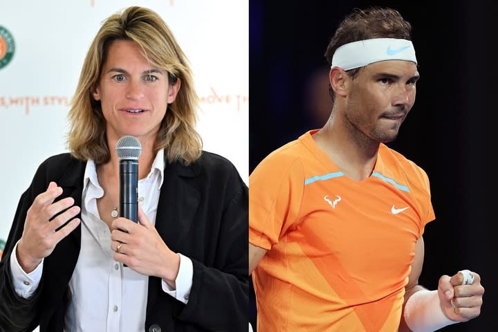 Former world champion Mauresmo says he hopes things get better for Nadal, who has been sidelined with injury, says Yale