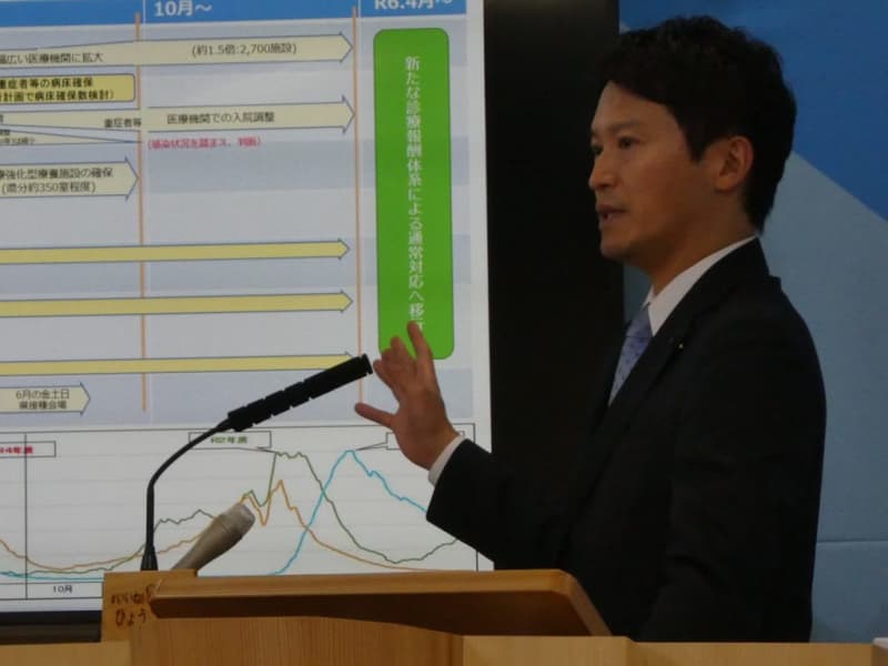 兵庫県、新型コロナ5類移行で高齢者への対応に重点　斎藤知事「大きな転換点、新たな生活へ」